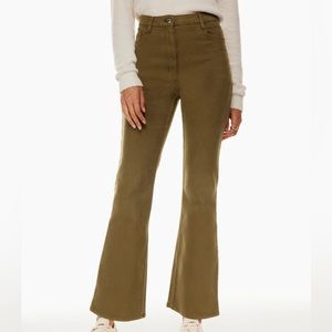 Aritzia Wilfred Free Twostep Pant in Gd Rustical Brown - Size 4 (NEVER WORN)